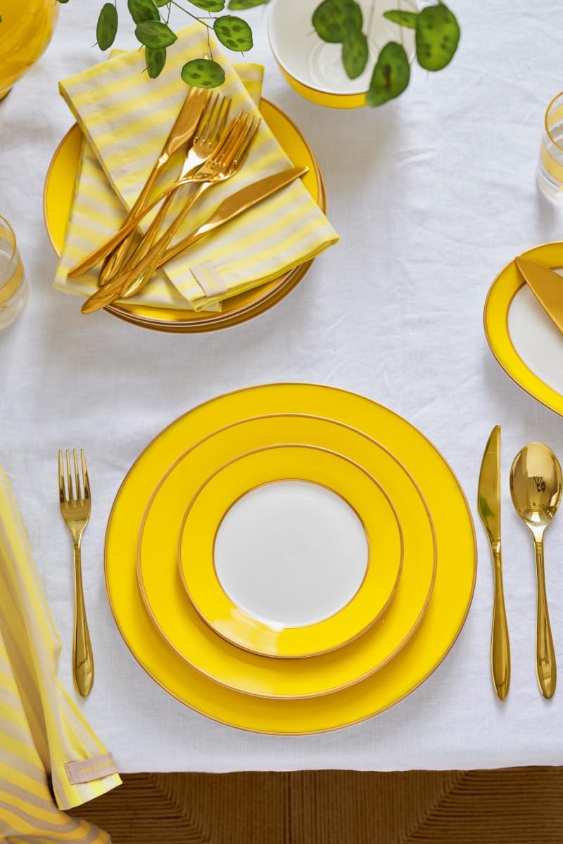 Pip Studio CHIQUE Suppenteller Gold-gelb 23,5cm