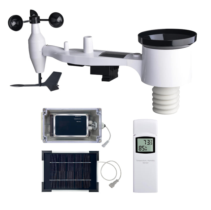 Levenhuk Wezzer PRO LP700 WLAN Wetterstation 9-in-1 mit mit PC-Software, mit Innen und Aussensensor