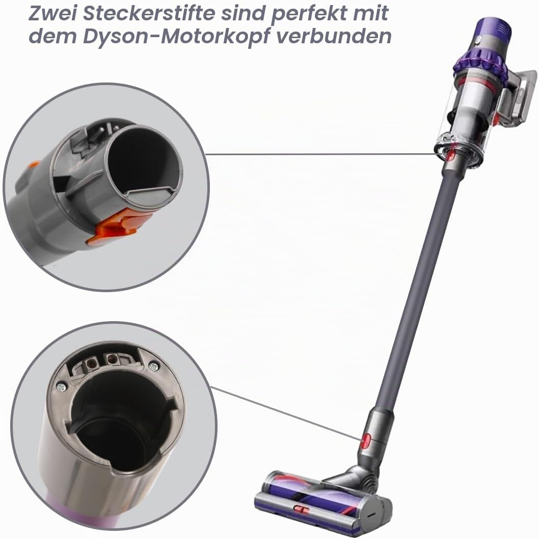 Ersatzteile Verlängerungsrohr für Dyson V7 V8 V10 V11 V15 Staubsauger, Saugrohr Länge 73 cm, Rohr Er