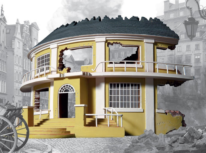 Airfix A75015 1/72 Polnisches Bankgebäude Nazi Germany Modellbausatz, Mehrfarbig, 1: 72 Scale