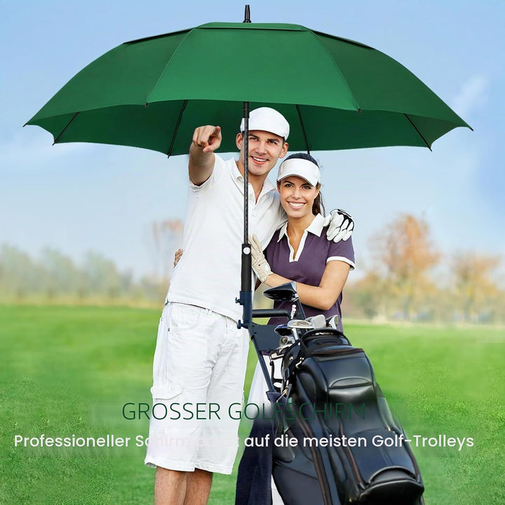 NINEMAX Golf Regenschirm Gross Sturmfest XL/XXL,Grosser Regenschirm Sturmfest | Stabil Golfschirm Gr