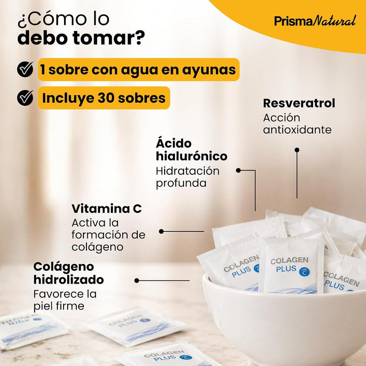 Colagen Plus Anti-Aging Prisma Natural De 30 Sobres