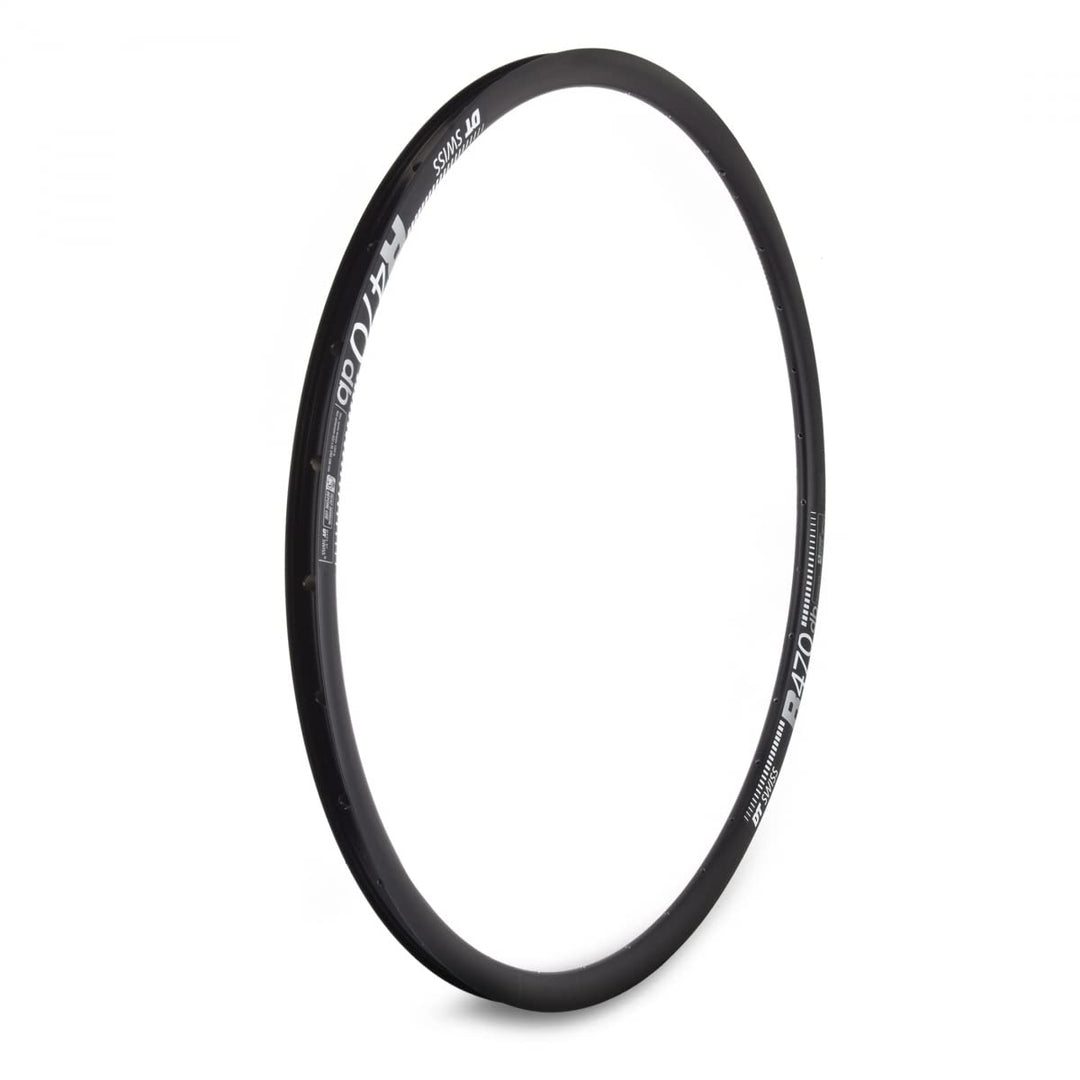 DT Swiss R 470 DB Presta-gebohrte Scheibenbremsfelgen schwarz 28, 28