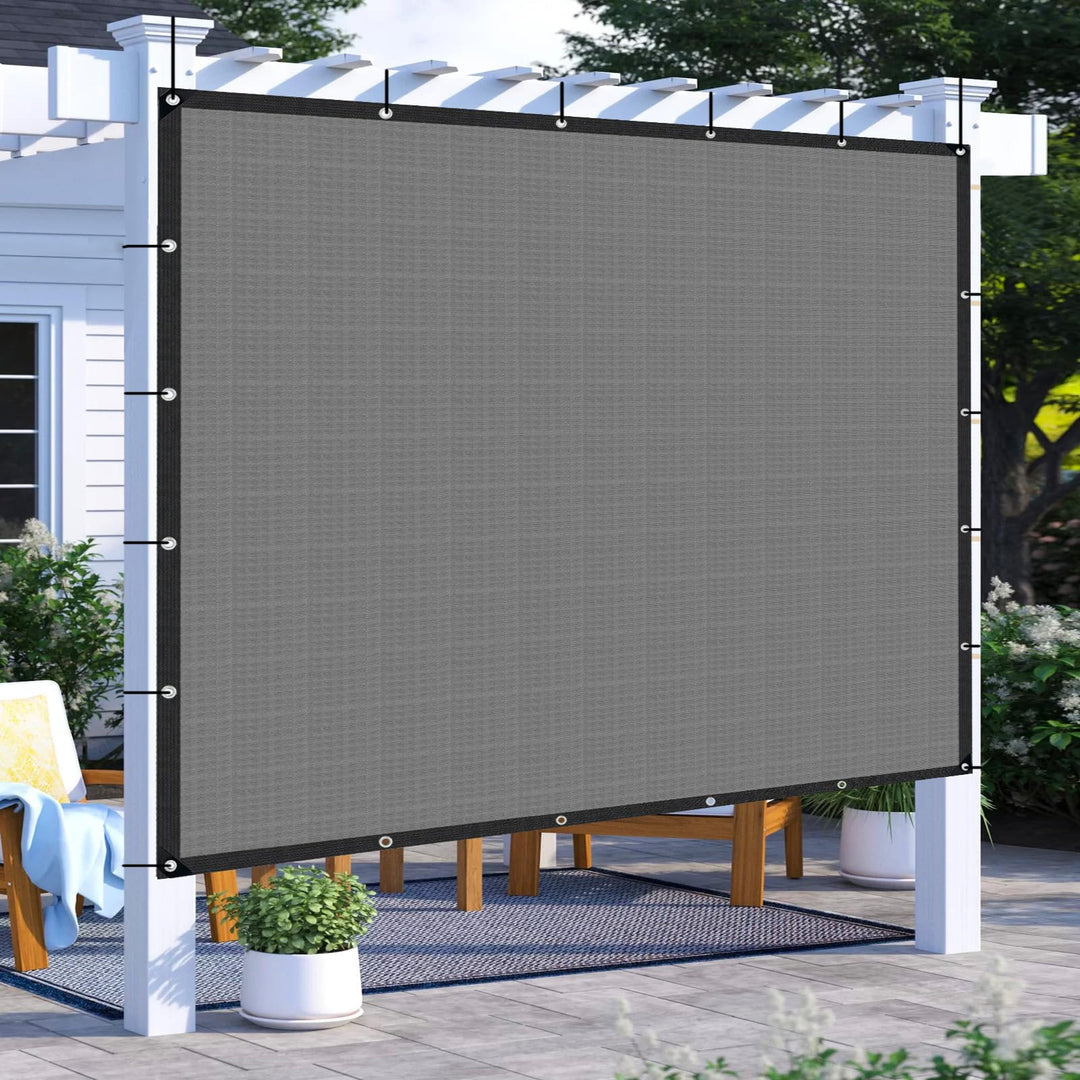 Sonnenschutz-85% Shading Rate UV-Beständiges,Sonnensegel Mit Einfassung Mit Ösen Einfachen Aufhängen