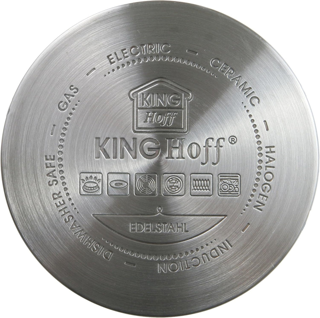 Kinghoff Topfset mit Deckel 8-teilig Induktion Topf Kochtopfset Set KH-1202