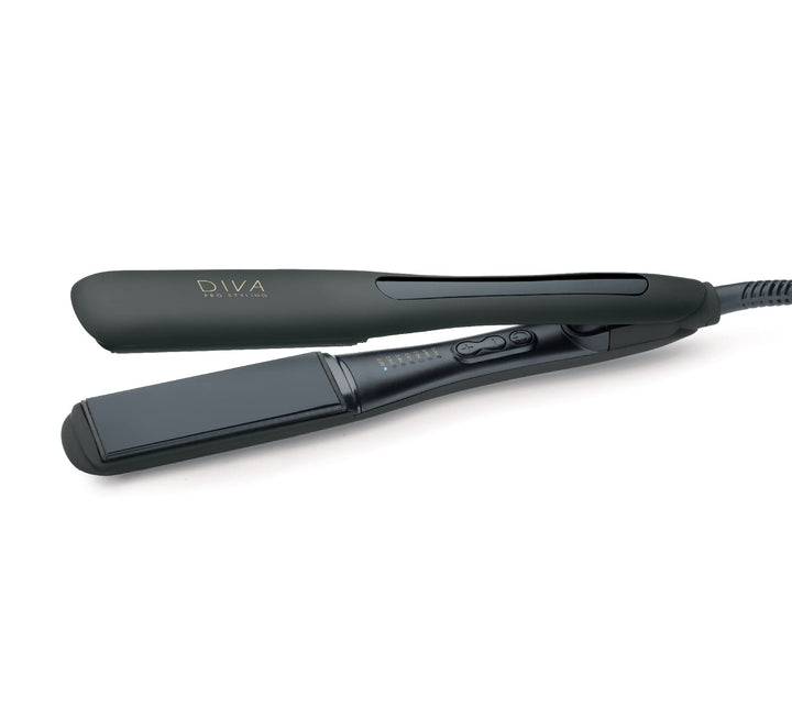 Diva Pro Styling Wide Digital Styler - Extrabreite Keramikplatten - Gleichmässige Hitzeverteilung -