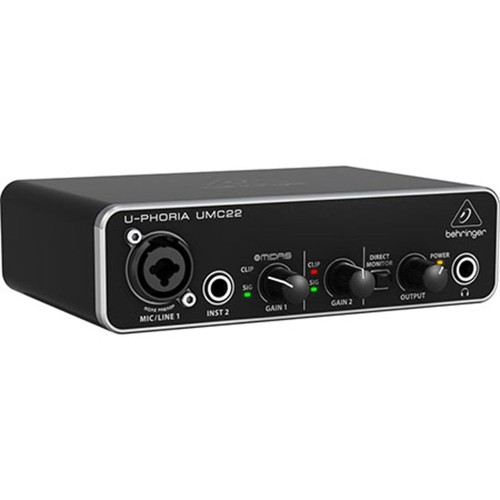 Best Price Square USB Audio Interface UMC22 by BEHRINGER U-PHORIA UMC22 Single U-PHORIA, U-PHORIA UM