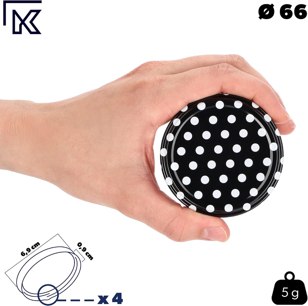 KADAX 100er Set Einmachgläser 200ml TO66, Marmeladengläser Vorratsgläser Mason Jar mit Schraubdeckel