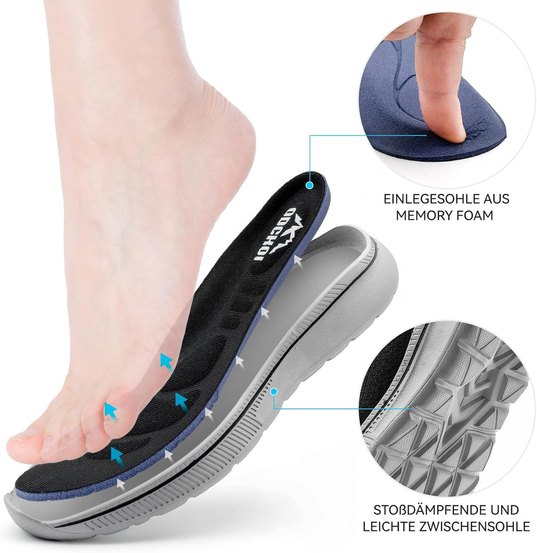 Sneaker Herren Ohne Schnuersenkel Slip-on Schuhe Mesh Atmungsaktiv Leicht Laufschuhe Sportschuhe Beq