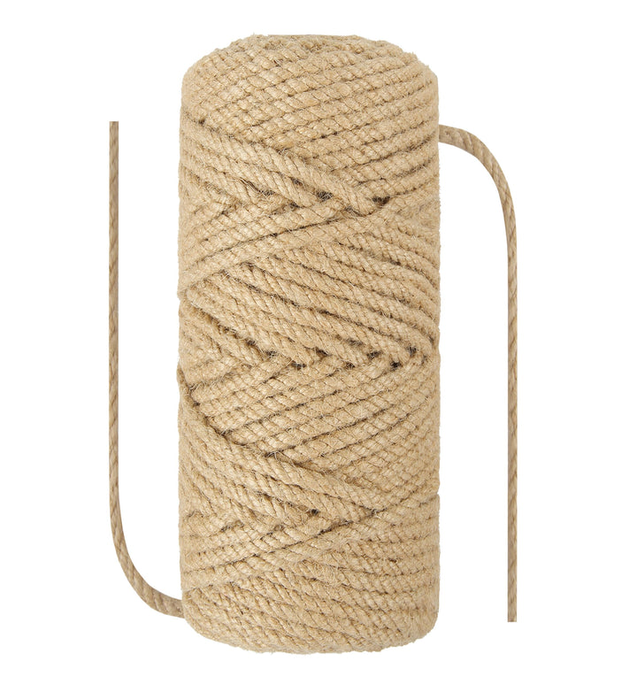 NorthPada 4 mm x 100 Meter Jute Schnur Hanf Seil Sisal Saite für Kunsthandwerk, Garten, Künste, Verp
