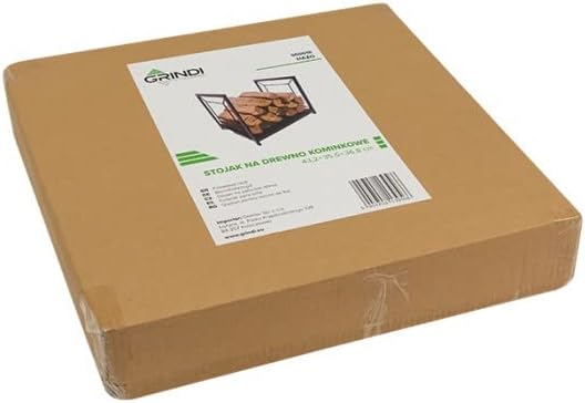 Grindi - Kaminholzregal Kaminholzständer Brennholzregal Holzaufbewahrung - Hazo, 43x35x36 - Holzkorb