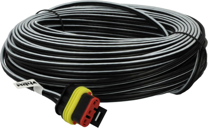 vhbw 1x Netzteil, 1x 3000 mAh Akku, 1x 30 m Niederspannungskabel kompatibel mit Husqvarna Automower