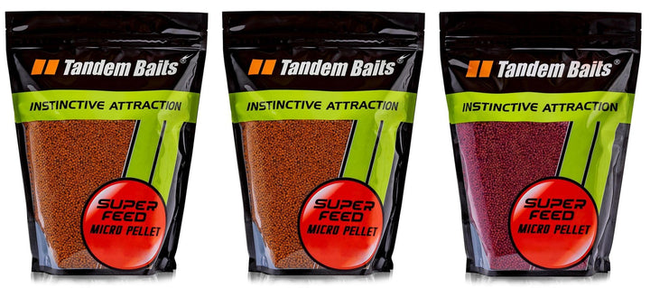 Tandem Baits Karpfen Futter Angelfutter Grundfutter Pellets Feeder SuperFeed Micro Pellet 3-er Set 2