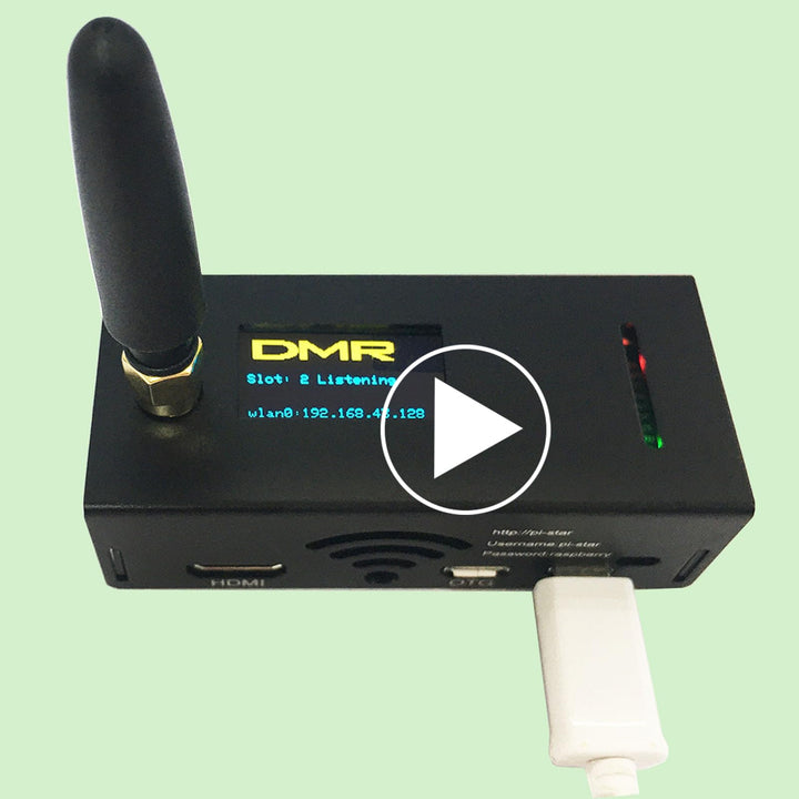 Upgraded 4.2 MMDVM Hotspot DMR Dstar Spot Assembled Radio Station OLED Antenna WiFi Digital Voice Mo