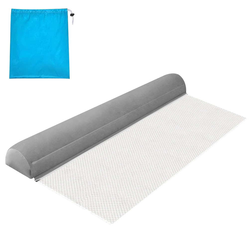 Rausfallschutz Aufblasbar, 125cm Rausfallschutz Bett Reise Klappbar, Tragbar Bettgitter Rausfallschu