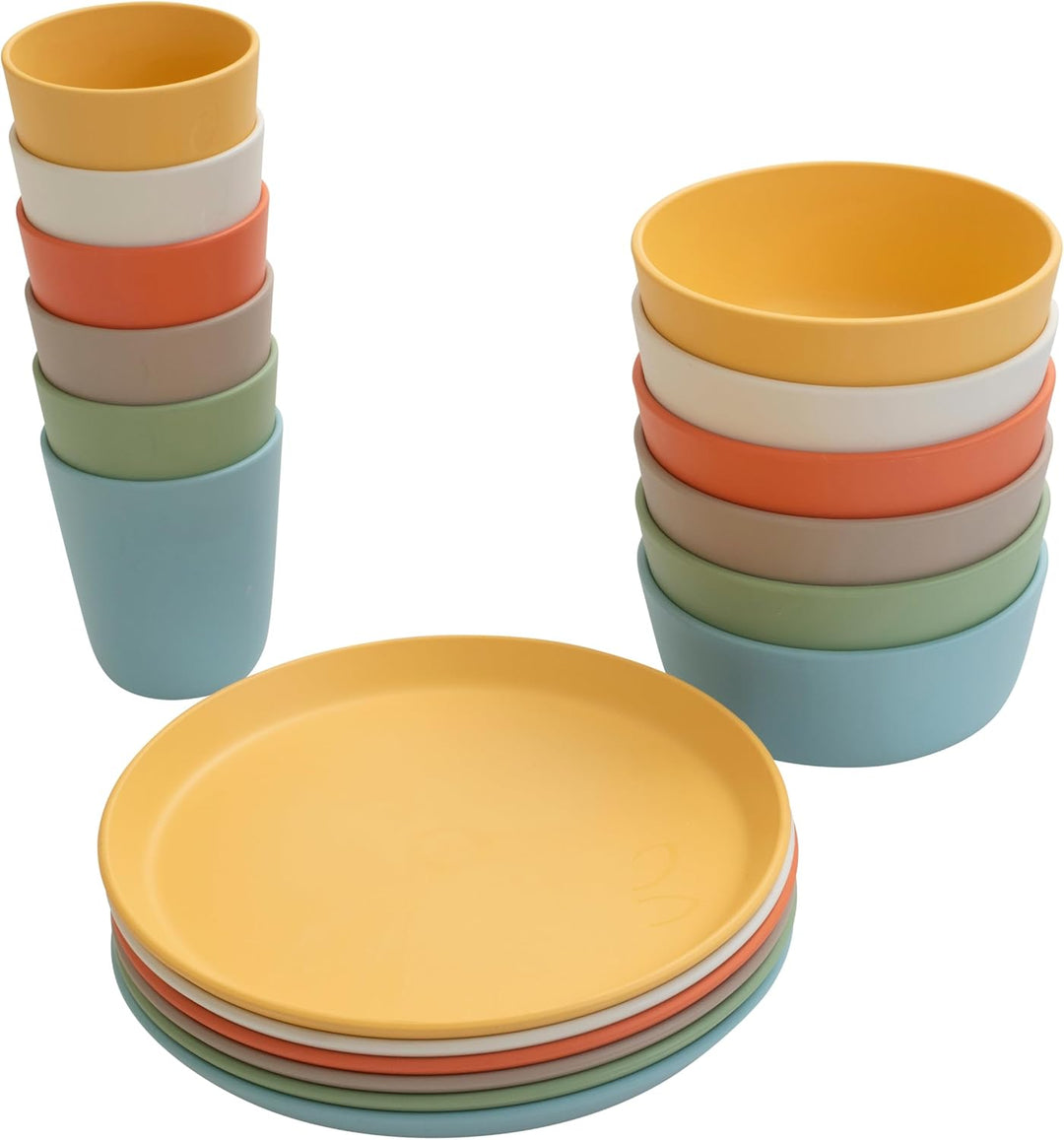 Betzold Geschirr-Set, 3-teilig Grün, Grün