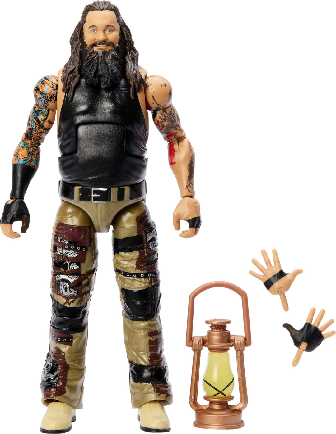 Mattel WWE Elite Actionfigur &amp; Zubehör, 15,2 cm grosses Sammlerstück Bray Wyatt mit 25 Artikulations