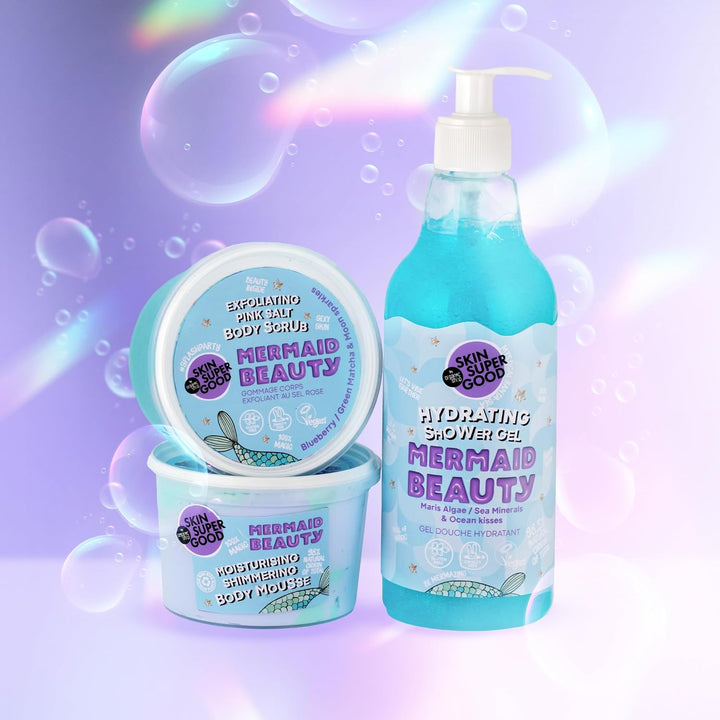 Skin Super Good Exfoliating Pink Salt Body Scrub Mermaid Beauty 250 ml