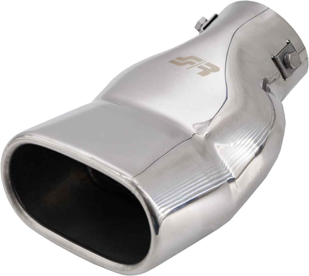 Simoni Racing TRX/62 Exhaust Tip Rectangular, INOX