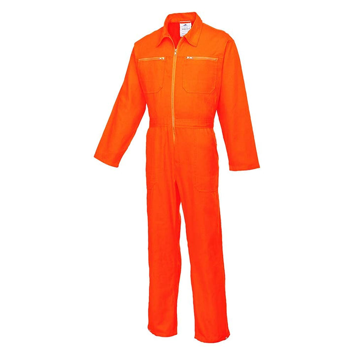 Portwest Baumwoll Overall, Grösse: M, Farbe: Orange, C811ORRM M Arancio, M Arancio