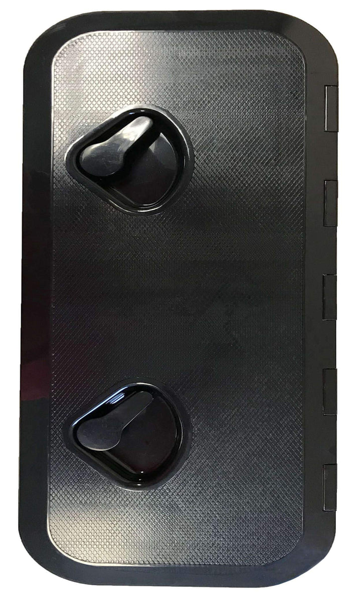 SEAFLO Marine Deck Access Luke &amp; Deckel – (61 x 35,6 cm) (schwarz)