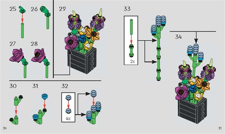 LEGO® Botanicals™: Tiny Wildflower Bouquet, Gebundenes Buch