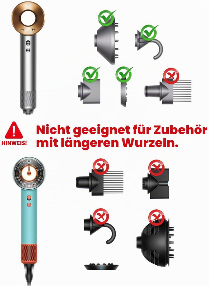 föhn Halterung kompatibel mit Dyson, fön Halterung ohne Bohren kompatibel mit Dyson, wandhalterung k
