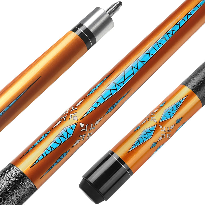 Billard Queue 18 19 20 21 oz, 58" Pool Queue Sticks 13mm Spitzen für Professionelle Billardspieler,
