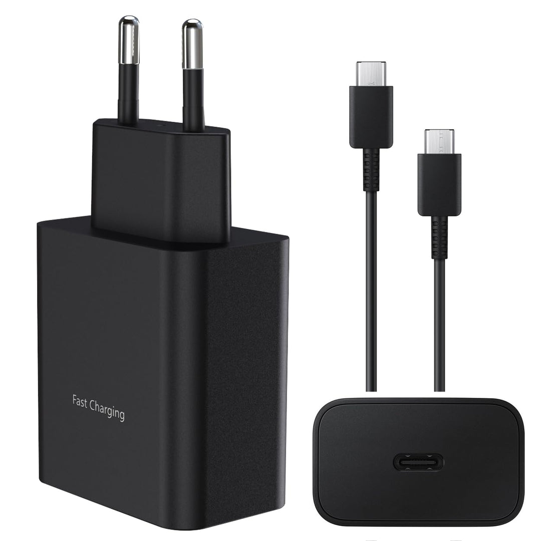 2X Für Samsung USB Typ C Ladegerät mit Datenkabel USB C Ladekabel Schnellladeadapter für Samsung Gal