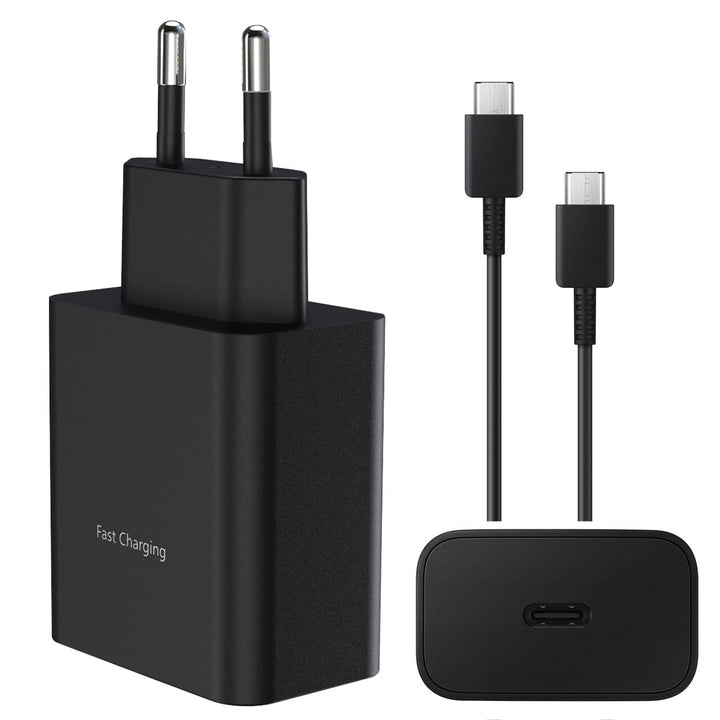 2X Für Samsung USB Typ C Ladegerät mit Datenkabel USB C Ladekabel Schnellladeadapter für Samsung Gal