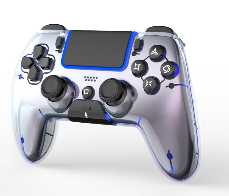 BETMI Wireless Controller für PS5, Pro/Slim/MAC/Steam Deck/PC, Hall-Effekt-Joystick, Doppelvibration
