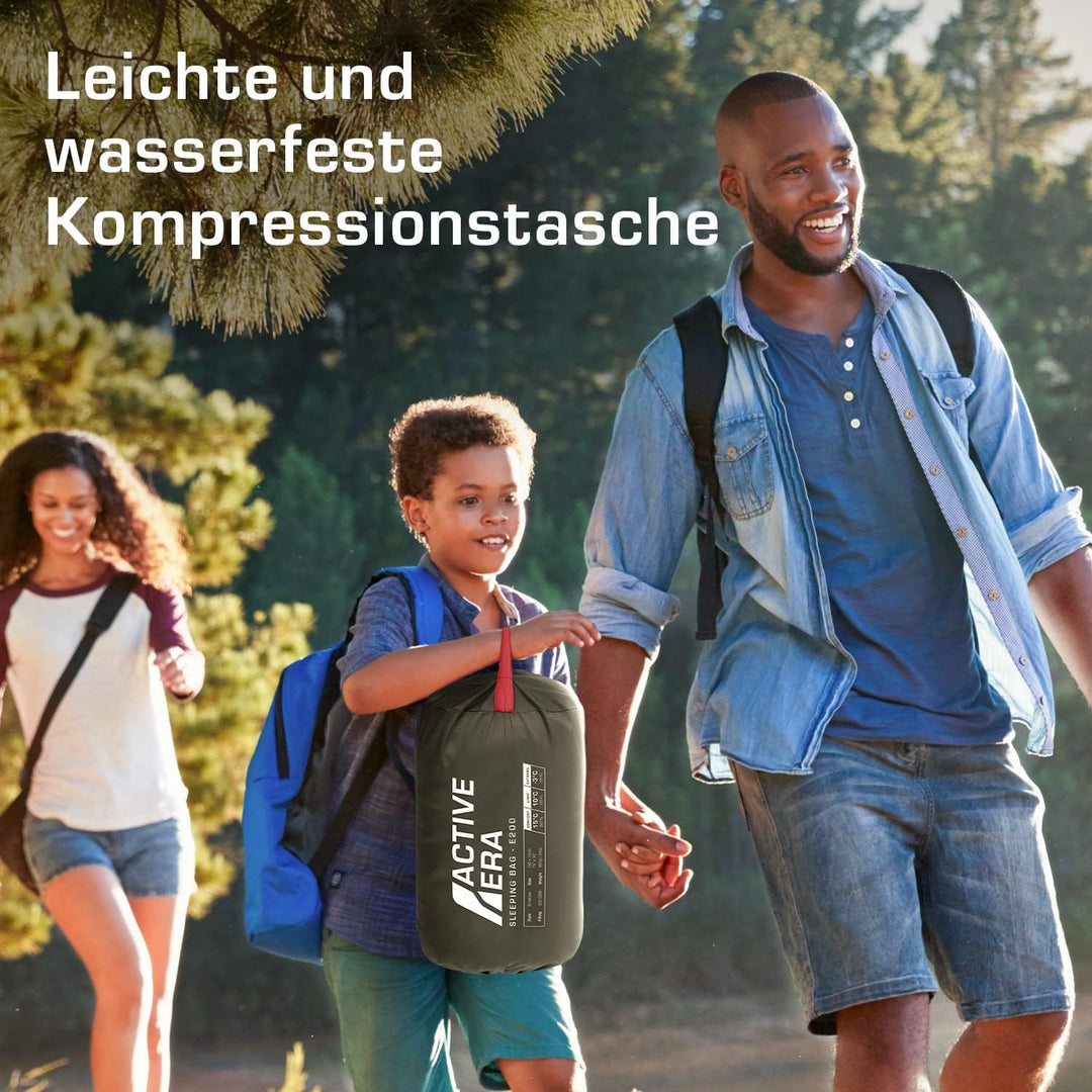 Active Era Deckenschlafsack - Sleeping Bag, -3°C bis 15°C Sommer, Frühling, Herbst - Leichter Schlaf