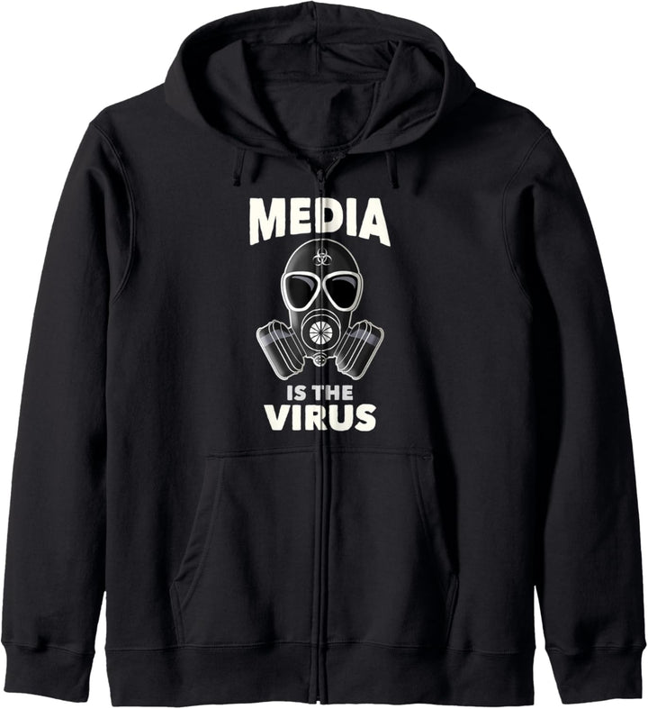 Media Is The Virus Kapuzenjacke
