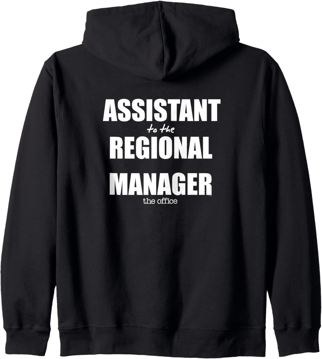 The Office Assistent des Regionalmanagers Zurück Kapuzenjacke