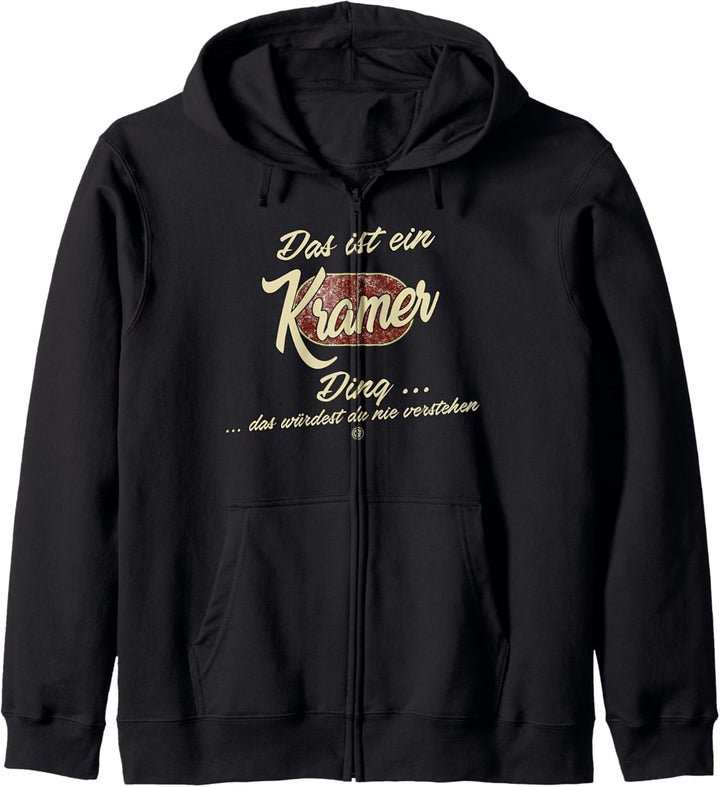 Das ist ein Kramer Ding - Lustiges Familie Kramer Kapuzenjacke
