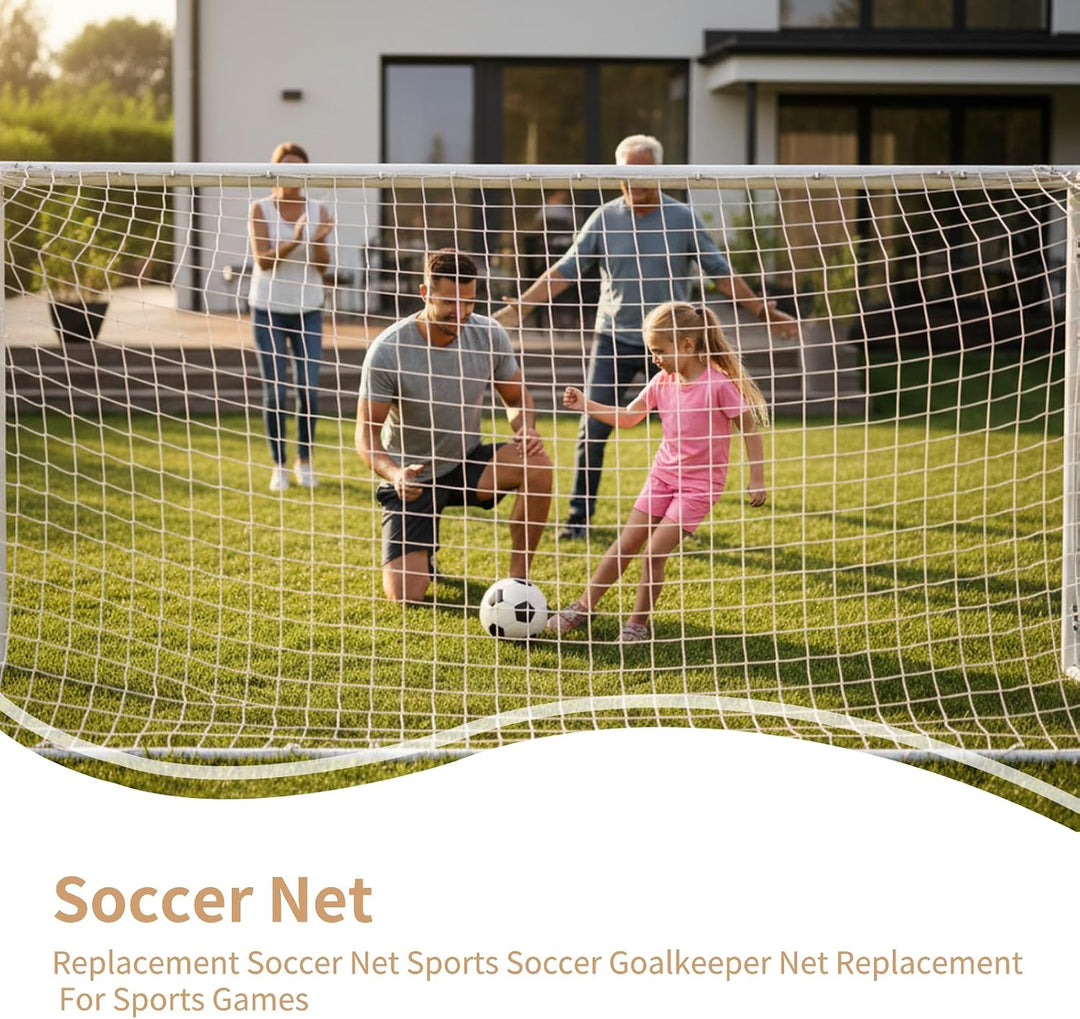 Fussballnetz, Ersatzfussball -Netto -Sportfussball -Torpost -Netto -Ersatz für Sportspiele 24x8ft, 2
