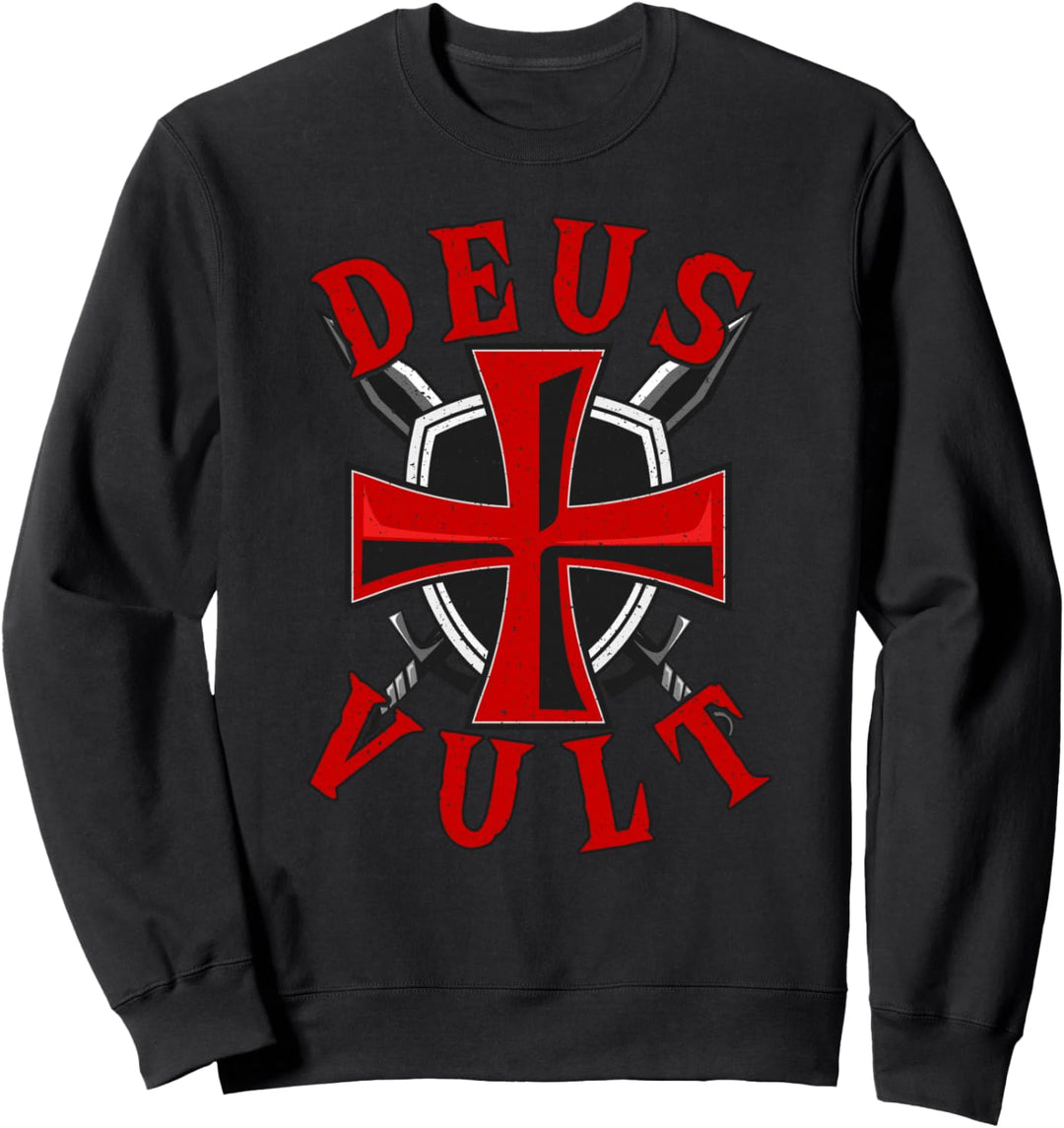 Deus Vult, Kreuzritter &amp; Templer, Tempelritter Kostüm Sweatshirt