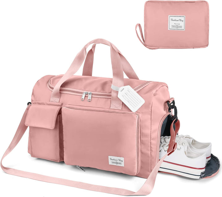 Flintronic 35L Faltbare Reisetasche Gepäcktasche Grosse Weekender Übernachtungstasche Urlaubstasche