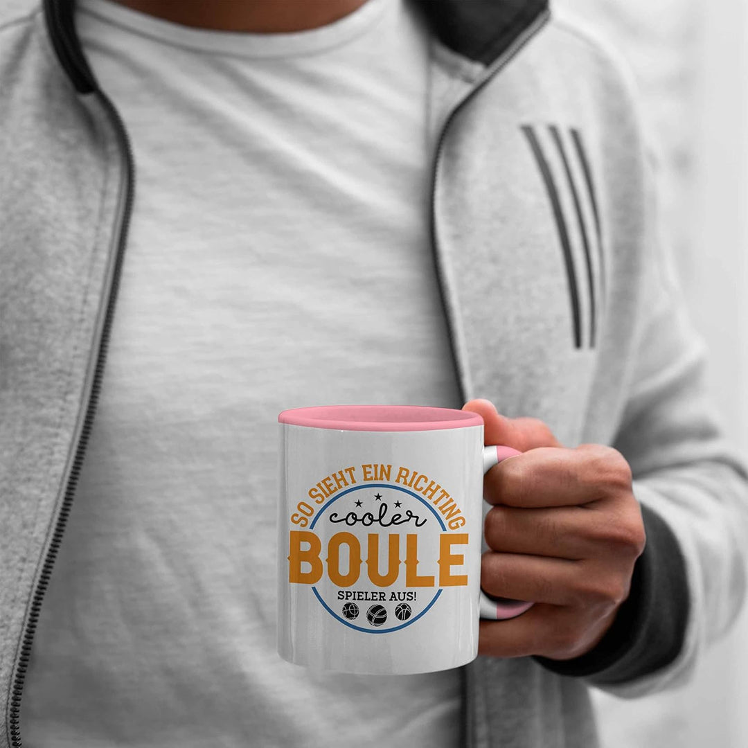 Trendation - Boule Tasse So Sieht Ein Richtig Cooler Boule Spieler Aus Tasse - Geschenk für Boule-Fa