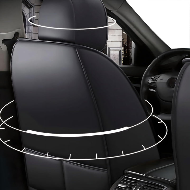 Autositzbezüge Auto Vordersitz 2 Stuck SetAutositzbezüge Leder Universal Set Geeiqnet Für Skoda Octa