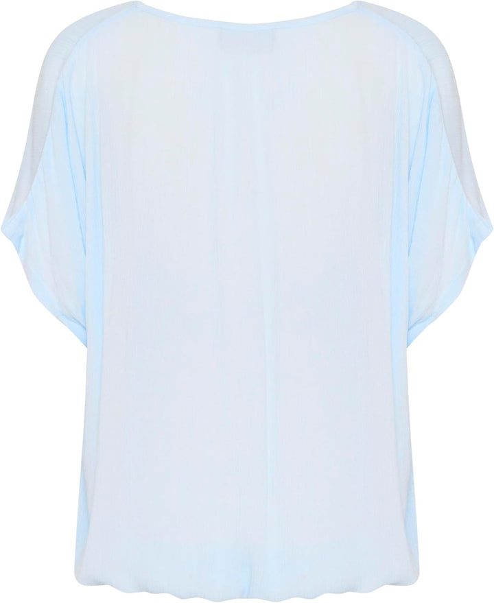 KAFFE Ärmellose Bluse KAamber KAamber Stanley 32 Blau, 32 Nantucket Breeze