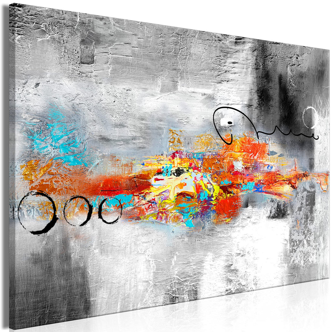 murando - Bilder Abstrakt 90x60 cm Leinwandbild 1 tlg Kunstdruck modern Wandbilder XXL Wanddekoratio