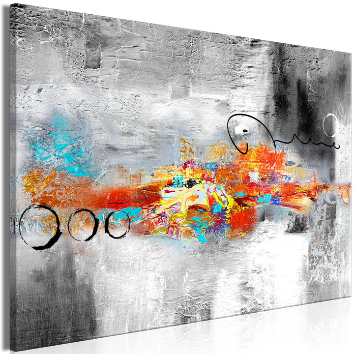 murando - Bilder Abstrakt 90x60 cm Leinwandbild 1 tlg Kunstdruck modern Wandbilder XXL Wanddekoratio