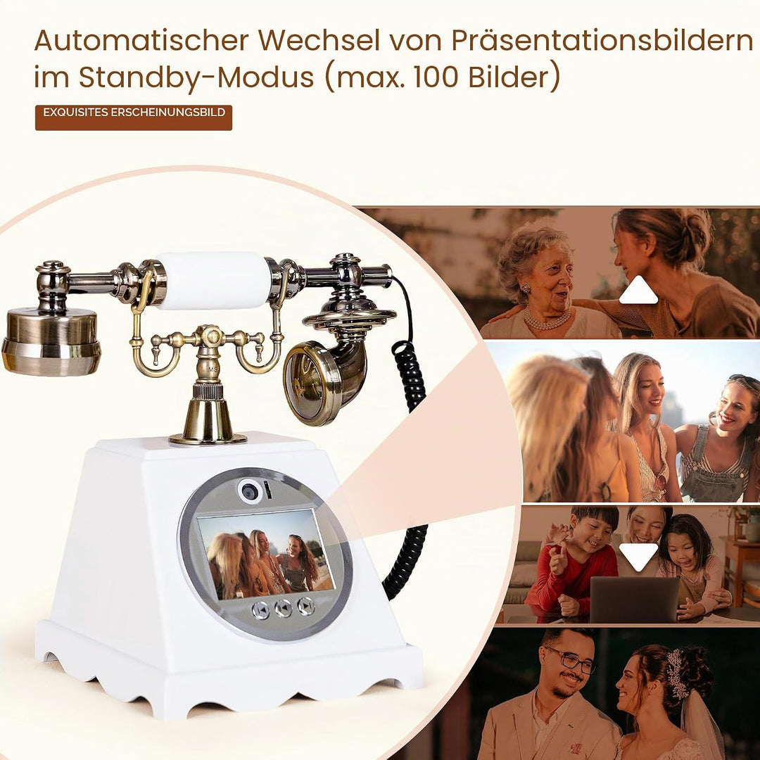 Video-Audio-Gästebuch, Hochzeitstelefon, personalisierte Video-Nachrichten, halten Sie Ihre besonder