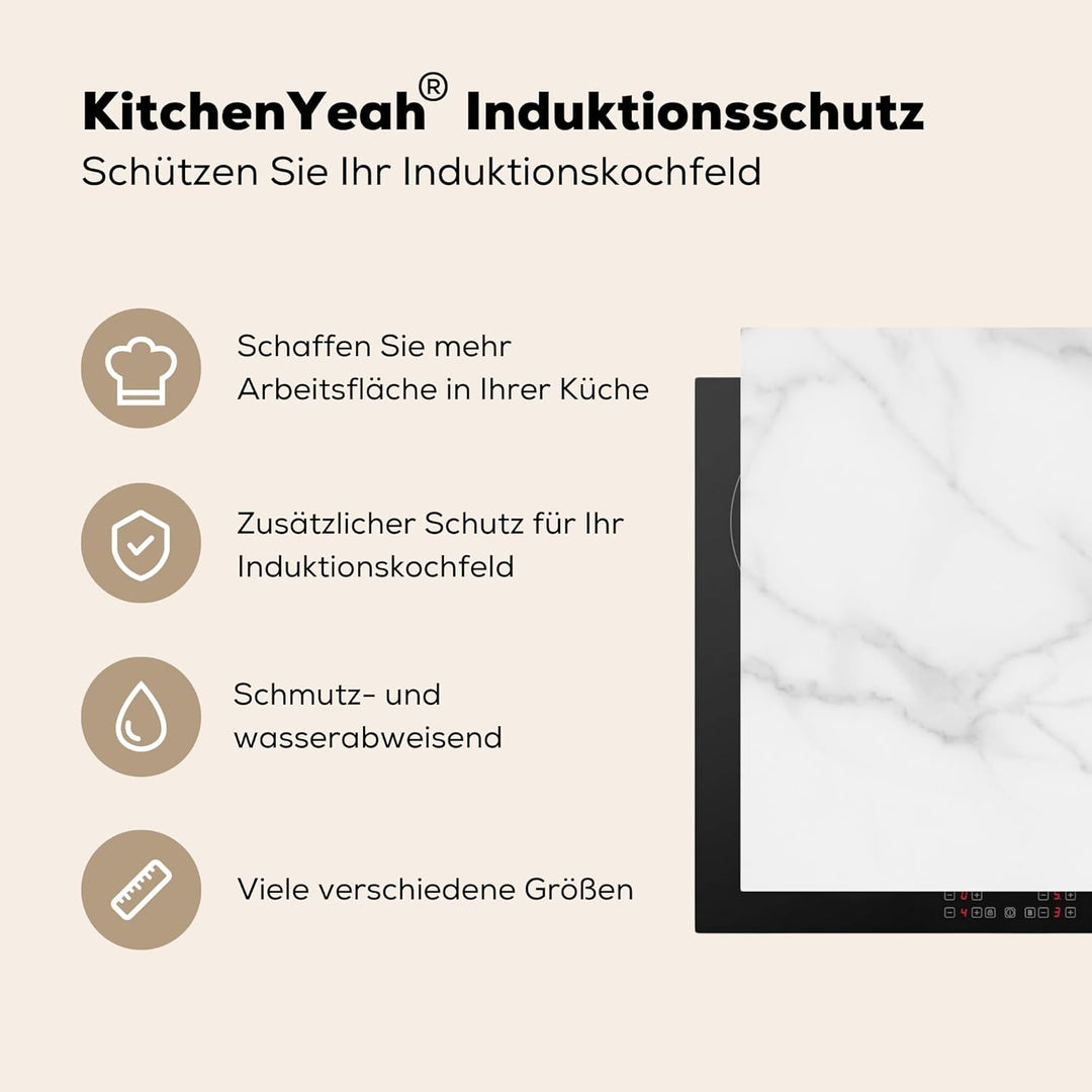 Herdabdeckplatte Einteilig Induktionsmatte Küche Abdeckung Ceranfeld Herd Abdeckplatte Deko Vinyl Ma