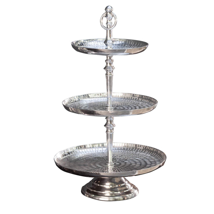 Etagere ORIENT - 50cm - silber - Metall-Aluminium-Legierung Unikat, 50cm