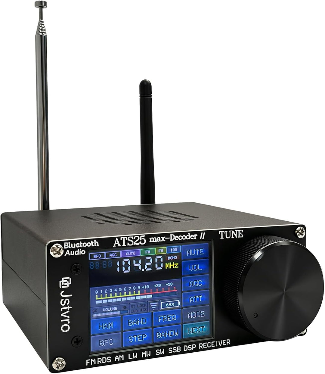 SI4732 ATS-25MAX Decoder II Funkempfänger V4.17 All Band SDR Kurzwellenradio mit WiFi BT CW/RT/FT8 D