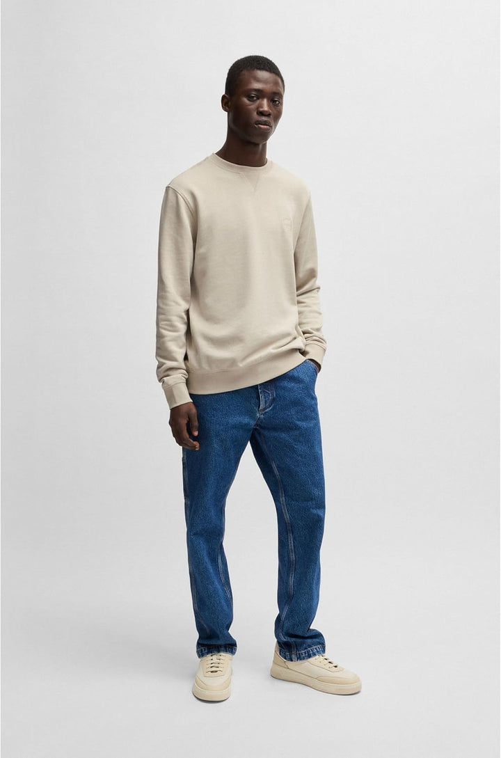BOSS Herren Westart 1 Pullover L Light Beige, L Light Beige
