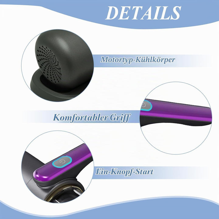 Milbensauger 100W Matratzenreiniger Milbensauger für Matratzen,Milbenstaubsauger Bettmatratzen-Staub