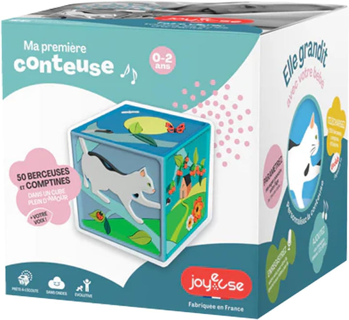 Meine erste Geschichtenbox ab der Geburt – 50 Wiegenlieder und Krabbelspiele, französische Version,